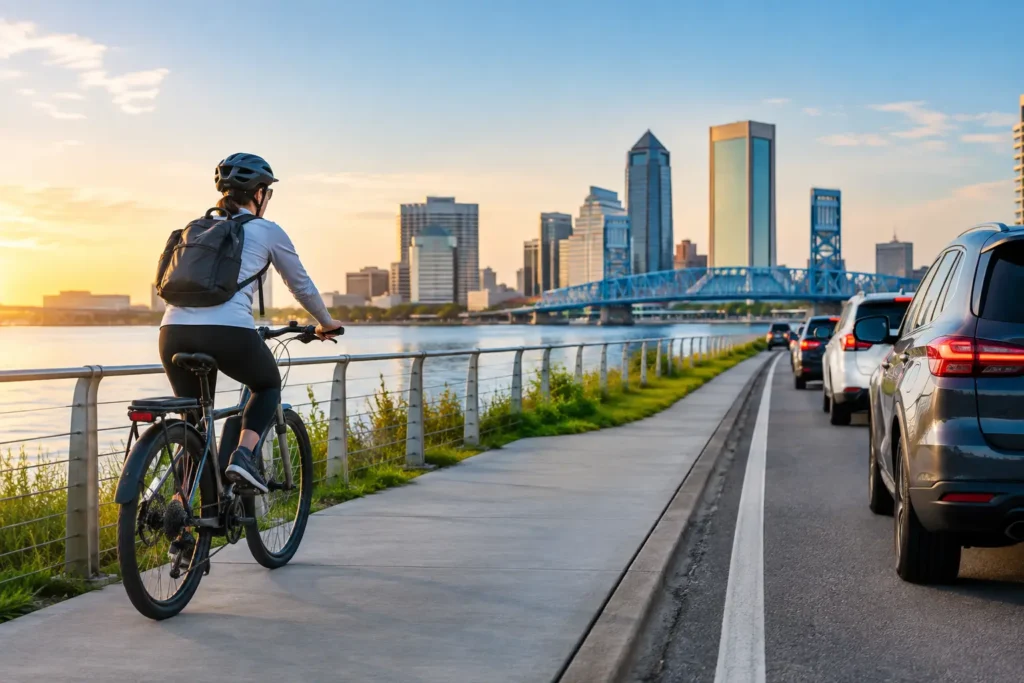 eBike Versus Car Commute in Jacksonville